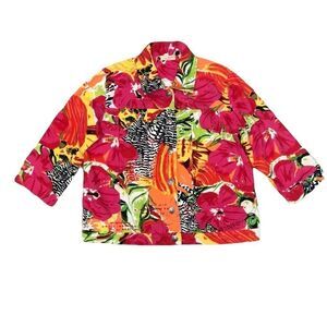 Choices Colorful Floral Jacket